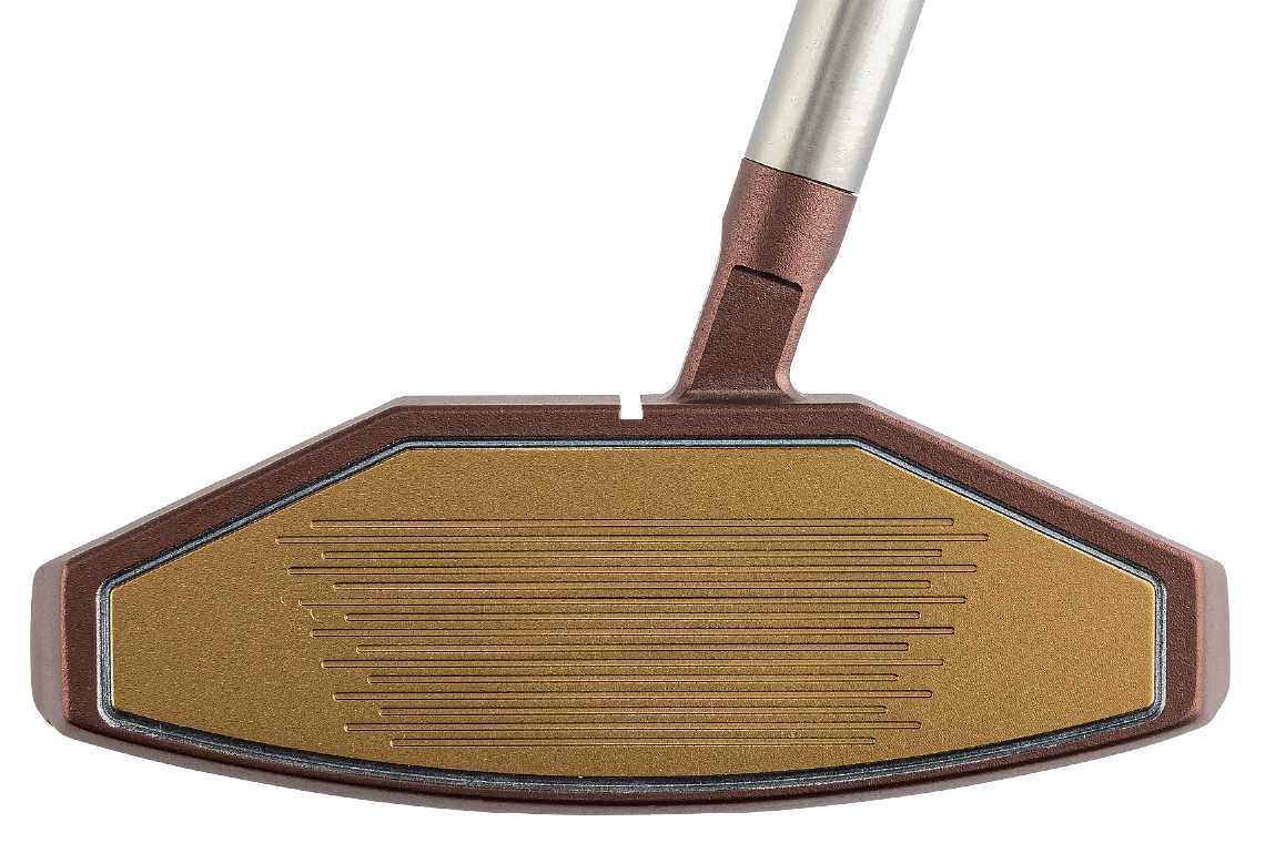 厚さ6.5mmの厚肉ジュラルミン製インサートフェースを採用。